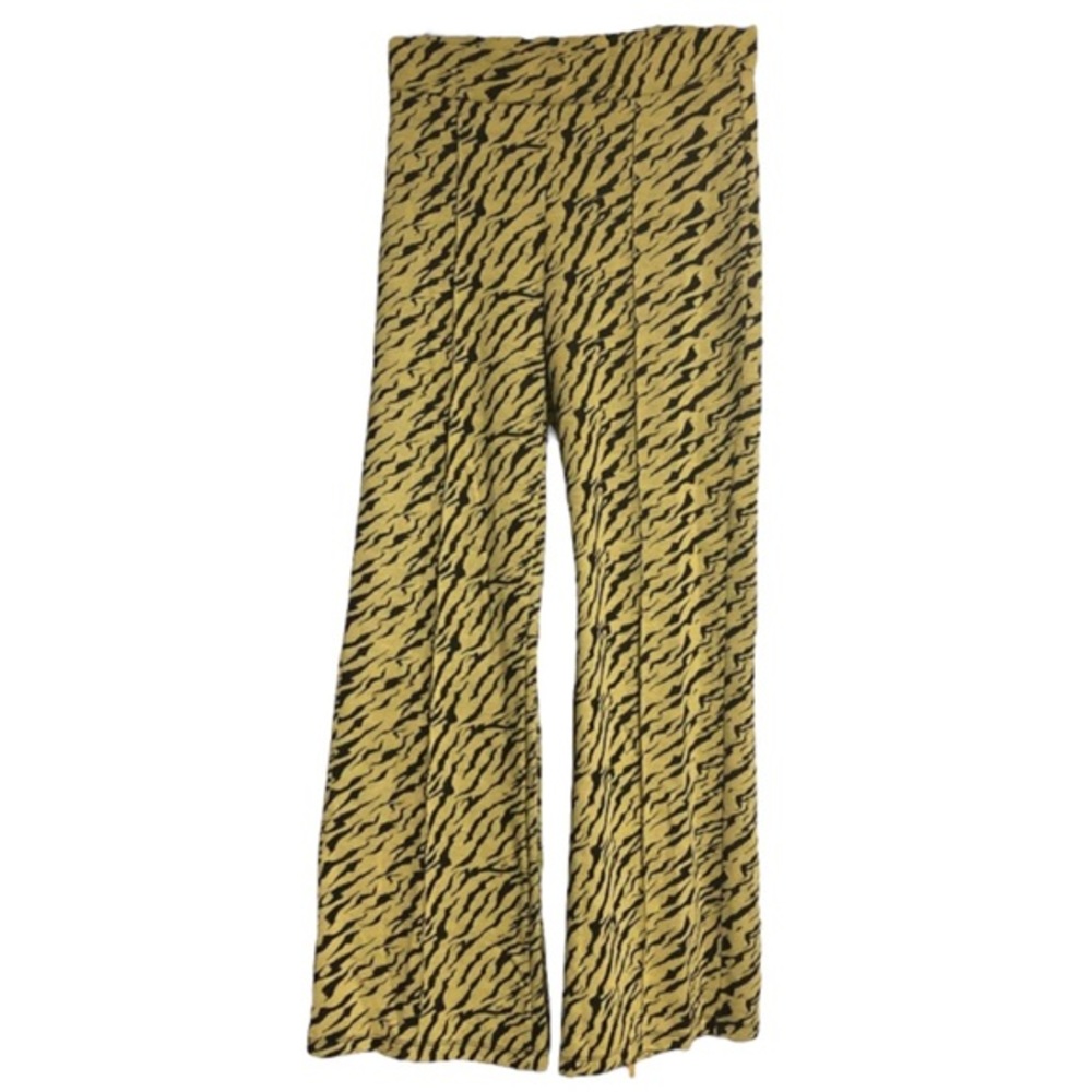 Free people tiger print bell bottom pants‎